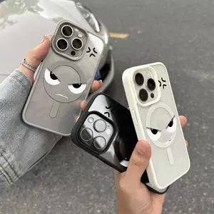 Mặt tức giận Đối với iPhone 17PROMAX crật hợp điện thoại 16/15 rõ ràng hút từ 14/13/12