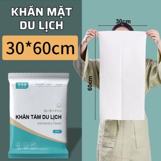 Khăn Tắm Du Lịch Sử Dụng Một Lần DINO Vải Cellulose Phân Hủy Sinh Học Thấm Hút Tốt Mềm Mịn Không Kích Ứng Da