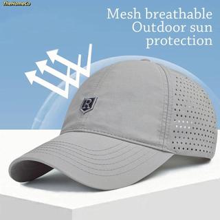Mũ bóng chày chống nắng TheHomeCo, chống tia UV, kích thước lớn, dễ dàng điều chỉnh, phù hợp cho cả nam và nữ