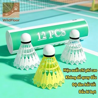 Cầu lông nylon bền bỉ, chuyến bay ổn định, phù hợp cả trong và ngoài trời