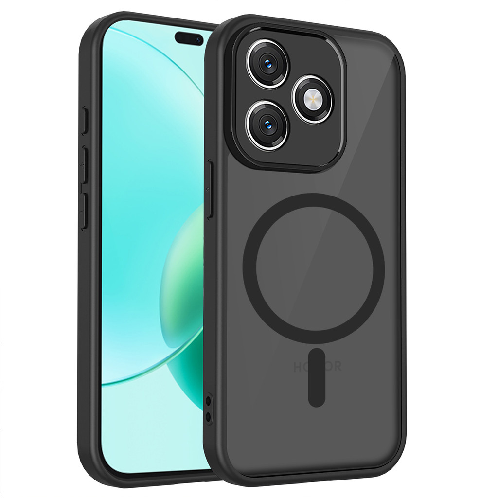 Ốp lưng Honor X5D Plus Vỏ thu hút từ tính màu đen mờ cho ốp điện thoại Honor X5D