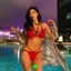 Bikini Màu Trơn Mỏng Hơn Nhìn Gợi Cảm Màu Trơn Đồ Bơi Nữ Thép Hỗ Trợ Poly Đồ Bơi Bikini