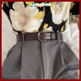 Thắt lưng da OAKANDME Thời trang Quần Vintage Thắt lưng