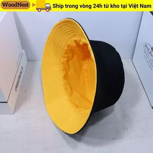 Mũ Xô GỖ, Mũ Đi Biển Vành Lớn Có Thể Gập Lại, Mùa Xuân Hè Di Động Hai Mặt Chống Nắng Panama Mũ Nam Nữ