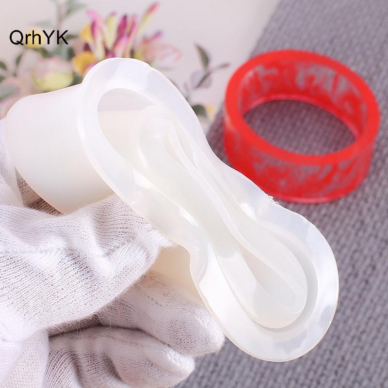 Nhà Máy Thời Trang Tròn Mở Cuff Khuôn Silicon Đúc Khuôn Nhựa Vòng Tay Vòng Tay DIY Trang Sức QrhYK
