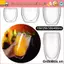 ORDOBOX 150 / 250 / 350 / 450ml Cốc cà phê trong suốt, Cốc thủy tinh hai lớp thủy tinh Borosilicate cao, Cốc nước ép chịu nhiệt
