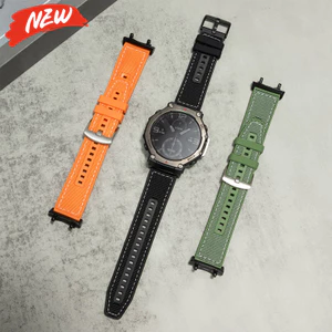 Dây đeo silicon + da cho phụ kiện Amazfit T-REX 3 / T-REX 2 / T-REX / T-Rex Ultra / T Rex Pro Correa