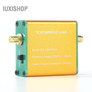 iuxishop 100k-6GHz RF AMP Bộ khuếch đại tín hiệu vô tuyến toàn băng tần Bộ tăng cường tín hiệu Tiền khuếch đại Độ tuyến tính cao Bộ khuếch đại tăng tiếng ồn thấp