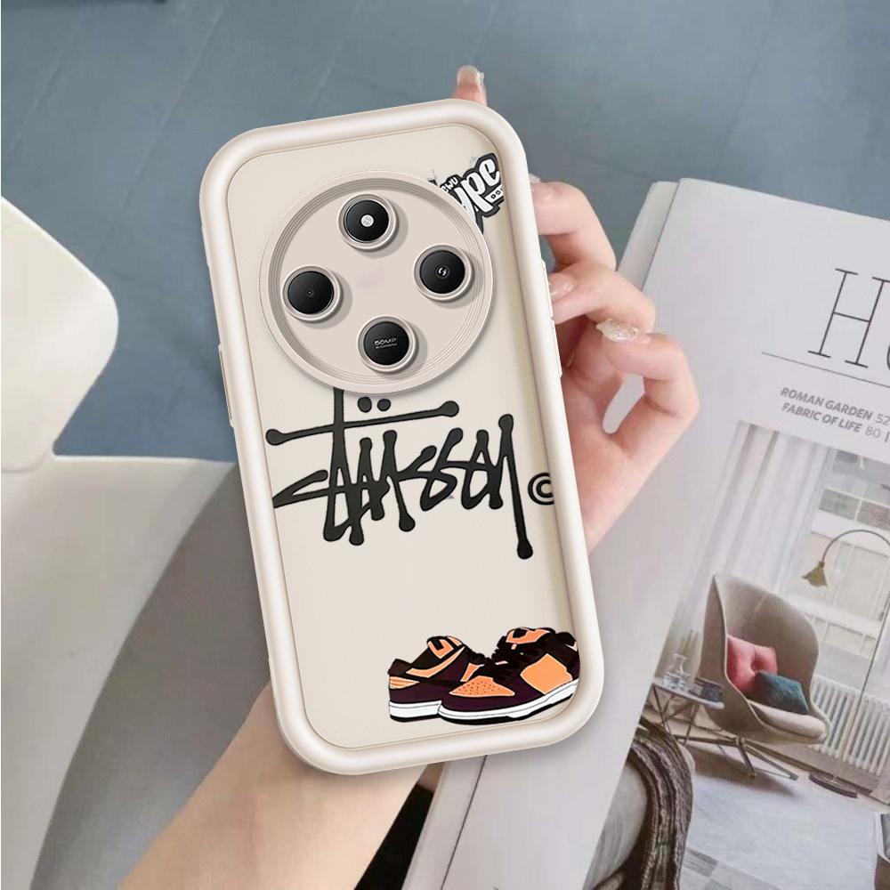 Ốp Lưng Cho Redmi 14C POCO C75 A4 Hoạt Hình Silicon Mềm Vỏ Điện Thoại TPU Tình Yêu Xu Hướng Giày Thiên Thần Mắt Chống Sốc Ốp Lưng