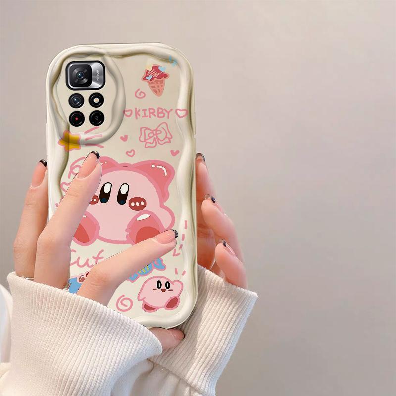 Thích hợp cho Redmi Note 11 11S 12 Pro 4G 3D Phụ kiện TPU mềm Loopy Kirby Vỏ điện thoại chống sốc