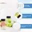 Hộp đựng đồ uống TRTR 4 Chai nước ép 120ml Cà phê trong suốt rỗng Milktea Chai nhựa vuông có nắp VN