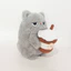 SY Melancholic Cat Plushie Kawaii Grumpy Mèo Xám Đồ Chơi Nhồi Bông Hoạt Hình Dễ Thương Đồng Hành Búp Bê Gối Mềm