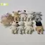 1 Rừng Gia Đình Động Vật Hình Thỏ Gấu Chó Floed Shaggy Hình Động Vật Đồ Chơi Mô Hình Cho Trẻ Em Nhà Máy Lỗi Đẹp