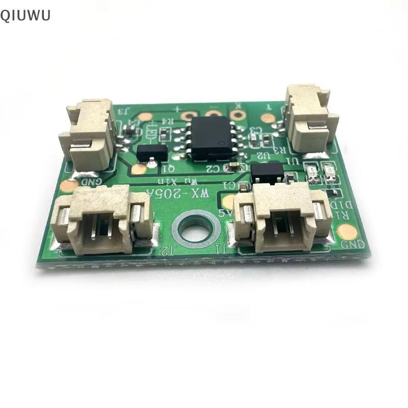 QIUWU 1 Cái 5V 2A Bộ điều khiển bảng đèn đơn / màu kép điện áp thấp Mô-đun chuyển đổi cảm ứng LED có thể sạc lại PCB.