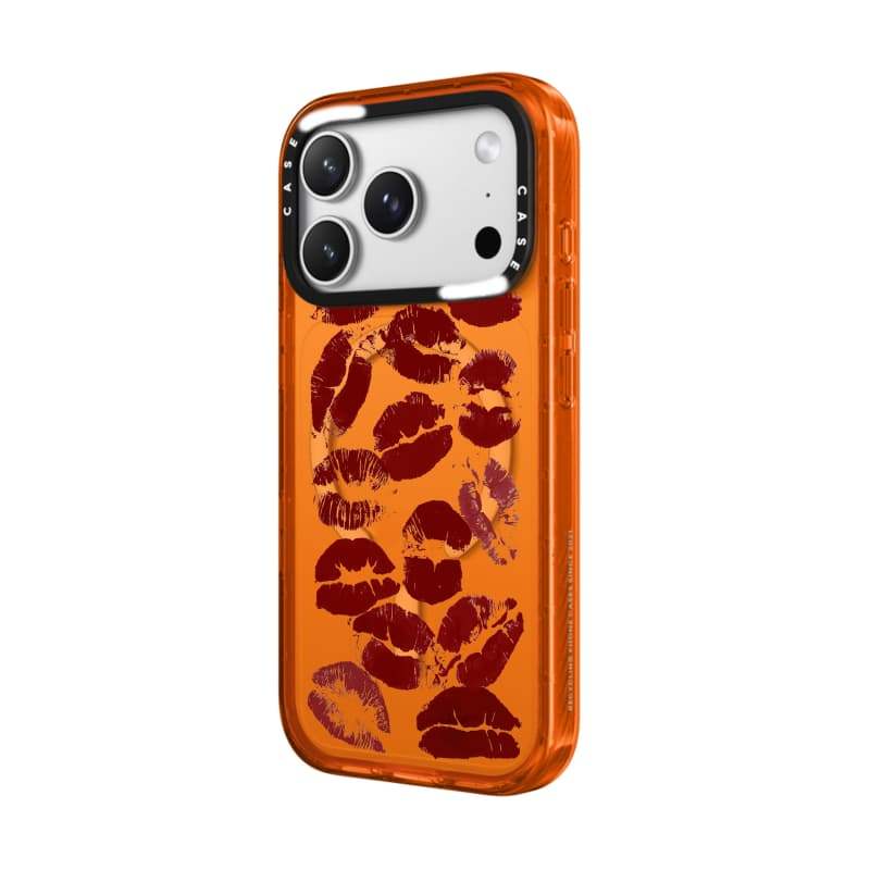 CASECASE X Lip print Cam / Đỏ / Perri Purple Candy Collection Màu Sắc Trong Suốt Cứng Từ Hút Tác Động Dành Cho Apple IPhone 13 14 15 16 17Pro Max Plus Có Hộp