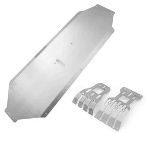 3 Chiếc Thép Không Gỉ Phía Trước Và Phía Sau Khung Xe Giáp Trượt Tấm Bảo Vệ Cho Arrma 1 / 7 Mojave RC Xe Tải Xe Nâng Cấp Phần