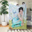 Chăn Flannel in hình Kpop ITZY, Chăn ném một mặt mềm mại dành cho người hâm mộ