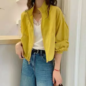 Áo khoác chống nắng phong cách nữ, chống tia cực tím, ngắn, nhẹ, thoáng khí, vừa vặn