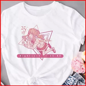 YB1 Project Sekai Giai đoạn đầy màu sắc Akiyama Mizuki Áo thun anime tay ngắn BY1