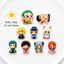 Usopp Sanji Chibi Meme Mini – Set Charm Hải Tặc One Piece cute gồm Luffy Zoro Ace Chopper Yamato Nami resin gắn dép Croc