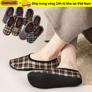 Tất ngủ tại nhà ESSENCEH, Tất sàn dày nhiệt ấm áp mùa đông, Dép đi trong nhà đàn hồi thời trang dành cho nữ