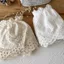 Cao Cấp Nguyên Chất Cotton Thêu Ren Trắng Phụ Kiện Váy Viền Còng Cotton lolita Handmade Vải Chiều Rộng 5.7