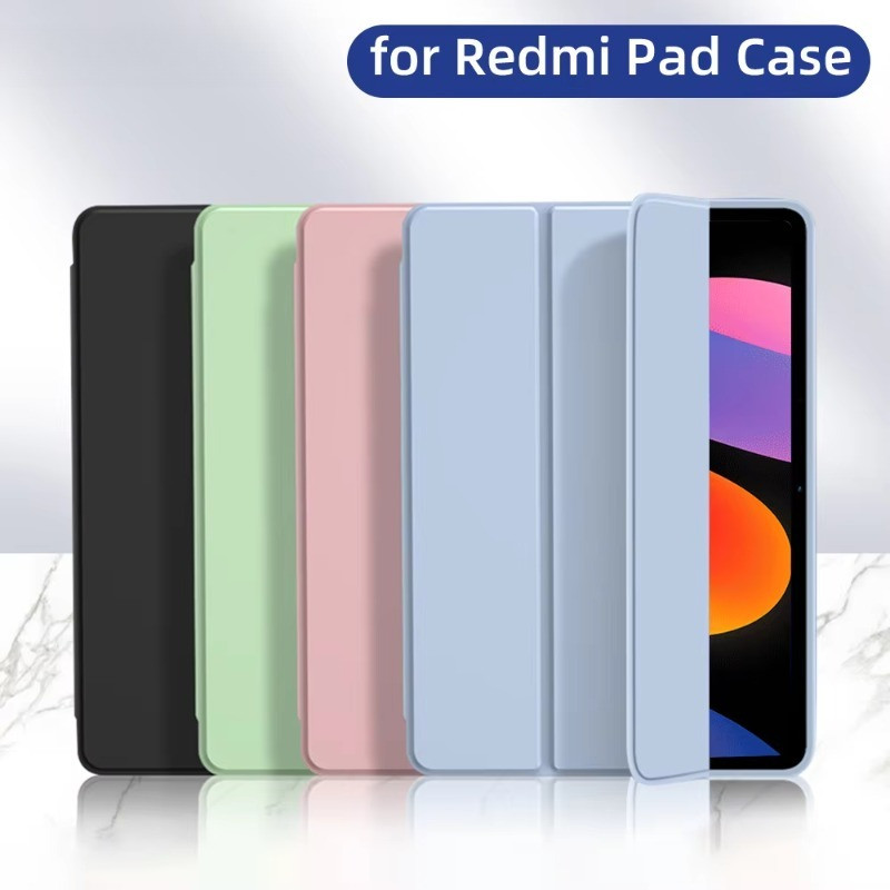 Ốp điện thoại TPU Cho Redmi Pad 2 9.7 SE 8.7 11 10.61 Chống Rơi Máy Tính Bảng Ốp điện thoại Bảo Vệ Cho Redmi K Pad 2 8.8 Trifold Stand Silicon Case