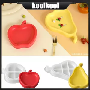Kool Hình Trái Cây Tấm Silicon Khuôn Nhựa Trái Cây Khay Khuôn Làm Khay Bảo Quản Thạch Cao Trang Trí Nhựa Đúc