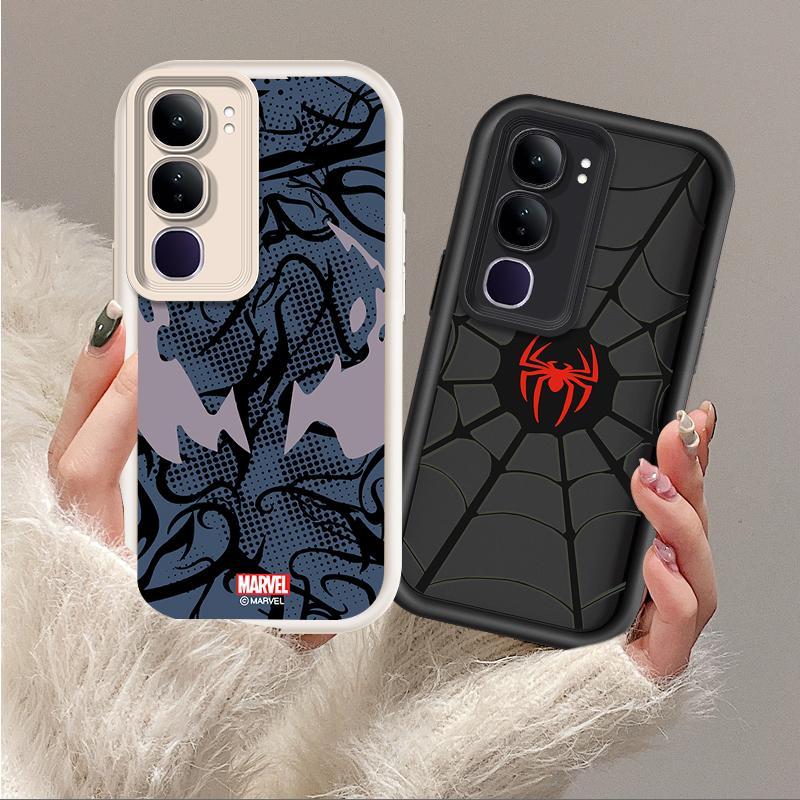 Ốp Lưng Cho VIVO Y19S Pro Y29 4G Hoạt Hình Silicon Mềm Ốp lưng TPU Spider Man Venom Thoáng Mát Mắt Thiên Thần Chống Sốc Ốp Lưng