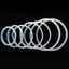 Luckyew 18 / 20 / 22 / 24cm Silicon Cao Su Gioăng Nồi Nắp Niêm Phong Vòng Điện Áp Nồi Thay Thế Cho 2-6L Nồi Đệm TQ