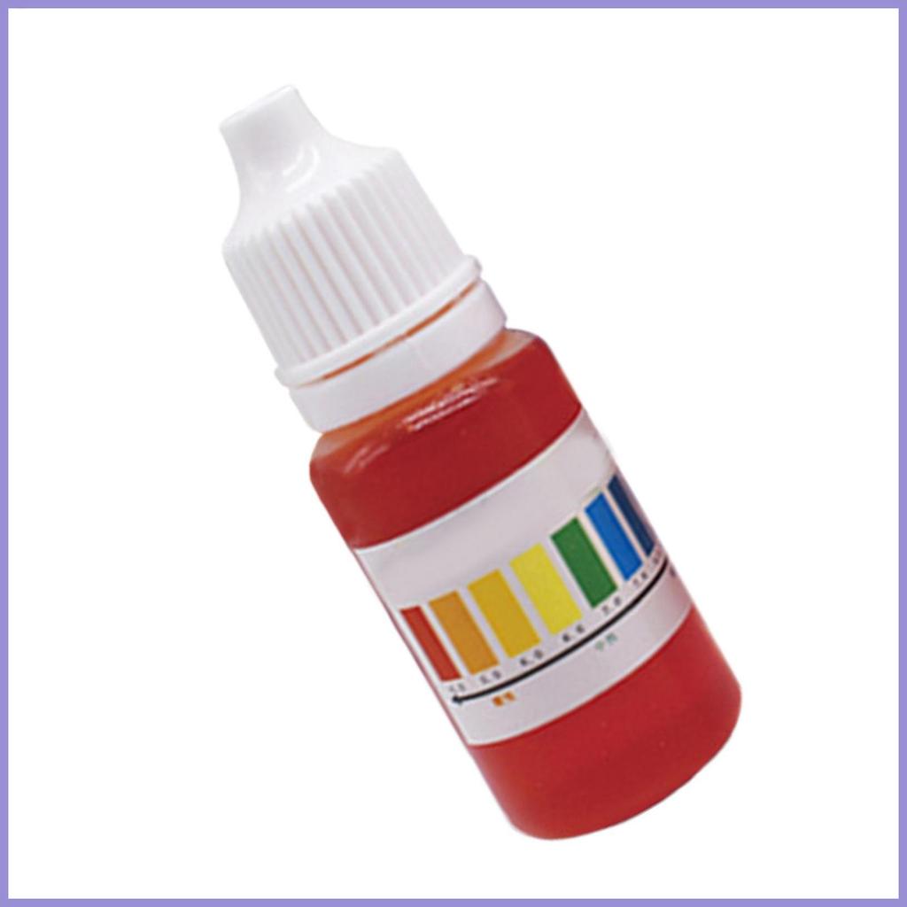 Phenol Red 10ml PH Máy kiểm tra nước Đo chính xác Cân bằng nước Máy đo nước Máy cân bằng thuốc thử cho cây bể mueadsyvn