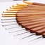 Phong Cách Mới Tre Tay Cầm Móc Kim Loại Đầu Móc Đan Dụng Cụ Khớp Phương Pháp Áo Len Kim Bẩn Bím Móc Carbonized Móc26051106
