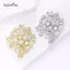 AqToCna Cây Tiền Thổ Cẩm Cho Nữ Kim Cương Giả Pha Lê Thanh Lịch Pin Cho Áo Đầm Quần Áo Quà Tặng Cho Các Bữa Tiệc AqToCna