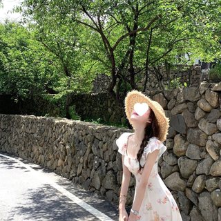 Váy hoa lãng mạn kiểu Pháp dành cho nữ, độc đáo và xinh đẹp, eo thon, váy dài tuyệt đẹp cho mùa hè