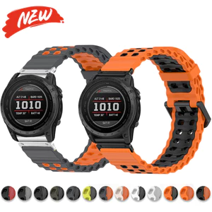 Dây đeo silicon phù hợp nhanh 26mm tương thích với Garmin Fenix 8 7X 6X Pro 5X Plus không có vòng hở vòng đeo tay thể thao