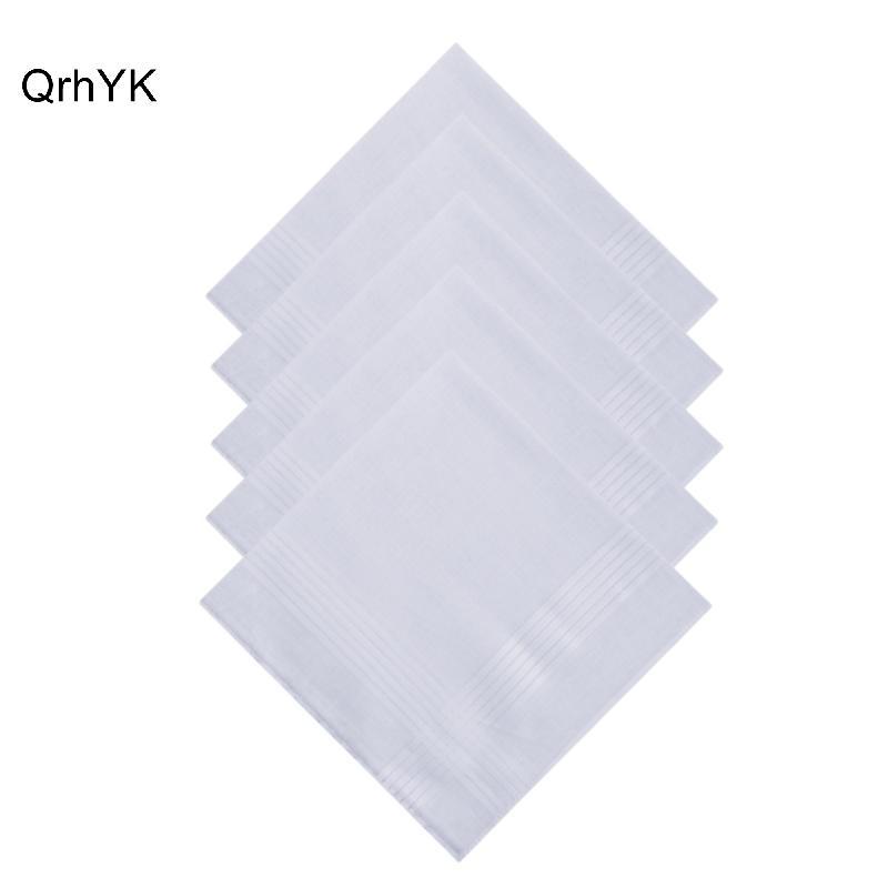 Nhà máy sản xuất khăn tay cotton nguyên chất, bộ 6/12 chiếc - Phù hợp nam và nữ