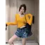 <![Khuyến mãi trong thời gian có hạn] Áo sơ mi cổ chữ V mỏng dài tay, phong cách hiện đại, phù hợp mặc mùa hè và làm đồ chống nắng