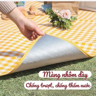 Thảm Dã Ngoại Gấp Gọn Vải Oxford Chống Thấm Nước ECO, Thảm Picnic Trải Cắm Trại Du Lịch Đi Biển