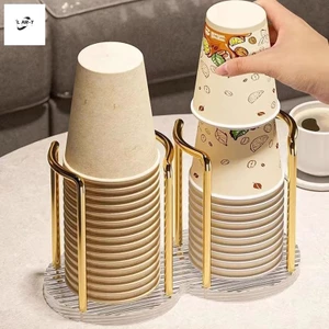 Hộp đựng cốc dùng một lần bằng Acrylic - Hộp đựng máy tính để bàn sang trọng nhẹ cho cà phê trà Sử dụng thương mại