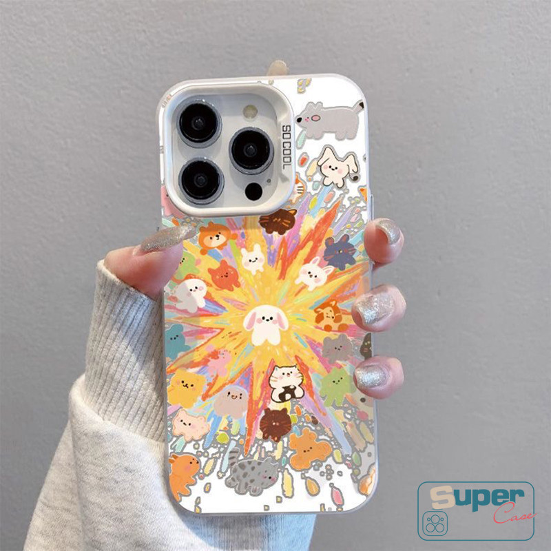 Dành Cho Samsung A54 A07 A17 A56 A34 A26 A24 A14 A16 A04s A06 A05 A36 A52 A15 A51 A55 A03s A32 A35 A20s A33 A25 A05s A03 A11 A50s A13 A50 A53 Yuanqi pháo hoa động vật nhỏ chó con
