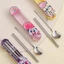 Thép không gỉ Di Động Bộ Đồ Ăn Co-Branded My Little Pony Học Sinh Thìa Đũa Bé Hộ Gia Đình Uống Thìa Nĩa Xuất Hiện 26.4.24