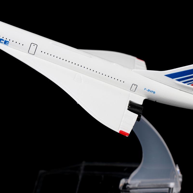 MỚI 16cm Air France Concorde Supersonic Phản Lực Máy Bay Máy Bay Máy Bay Kim Loại SKY