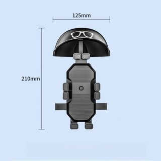 Giá Đỡ Điện Thoại Xe Máy Chống Sốc Mưa Chống Nắng Chống Trộm Phù Hợp Với 4.7-7.2 Inch Điện Thoại Xe Đạp