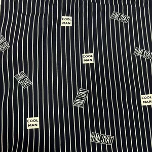 Mùa Hè 2025 Cao Cấp Nam Chữ Phong Cách Cotton Lụa Nhân Tạo Cotton Phù Hợp Với Nhà Quần Áo Quần Áo Vải Vải 4.25