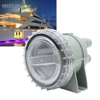 VBESTLIFE Bộ lọc nước biển Hamwesh Vỏ trong suốt Lọc mạnh mẽ với các đầu nối đa kích thước cho tàu thuyền Thuyền buồm Động cơ du thuyền Máy làm mát thủy lực