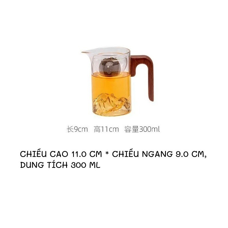 Tống trà bằng thủy tinh, Dụng cụ pha trà phổ nhĩ quýt (Có thể dùng đun trên bếp)