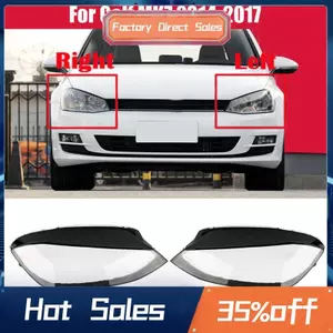 Cho Golf 7 MK7 2014 2015 2016 2017 Vỏ Đèn Pha Ô Tô Trong Suốt Ống Kính Đèn Pha Lampshade Vỏ