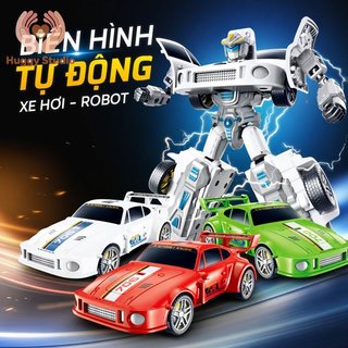 Biến Đổi Xe Robot Đồ Chơi Quán Tính ABS Xe Mô Hình Trẻ Em Quà Tặng Giáo Dục Playset