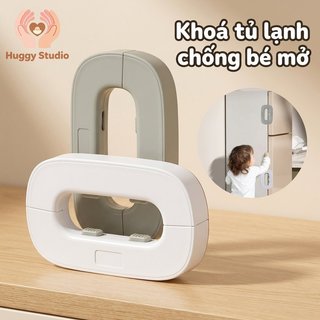 Khóa Cửa Tủ Lạnh Tủ An Toàn Trẻ Em Ngăn Kéo Tủ Đông Khóa ABS Tự Khóa Chống Kid Thú Cưng