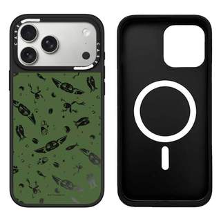 CASECASE X The MandalorianTM Và Họa Tiết Grogu Đen & Sliver Gương Hút Từ Tính IPhone Dành Cho IPhone 17 Air 16 15 14 13 12 Pro Max Plus Ốp Lưng Cứng Có Hộp Khắc Logo